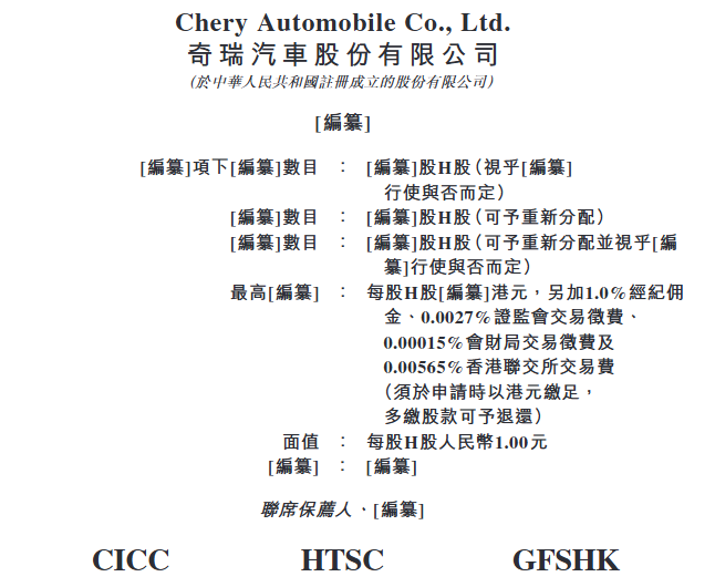 奇瑞通过上市聆讯,港交所年内最大车企IPO仅差“临门一脚”