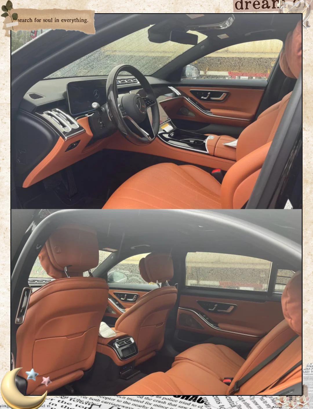 2024款全新奔驰S500看看内饰就不知所措了 你值得拥有